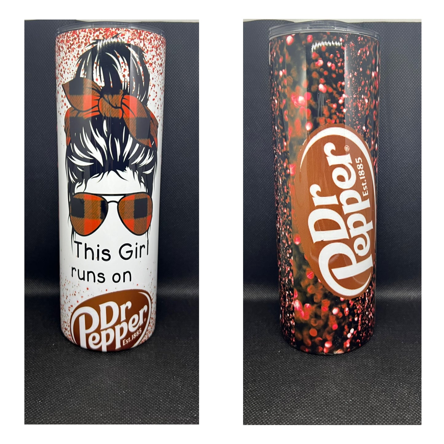 This Girl Runs on Dr Pepper Tumbler