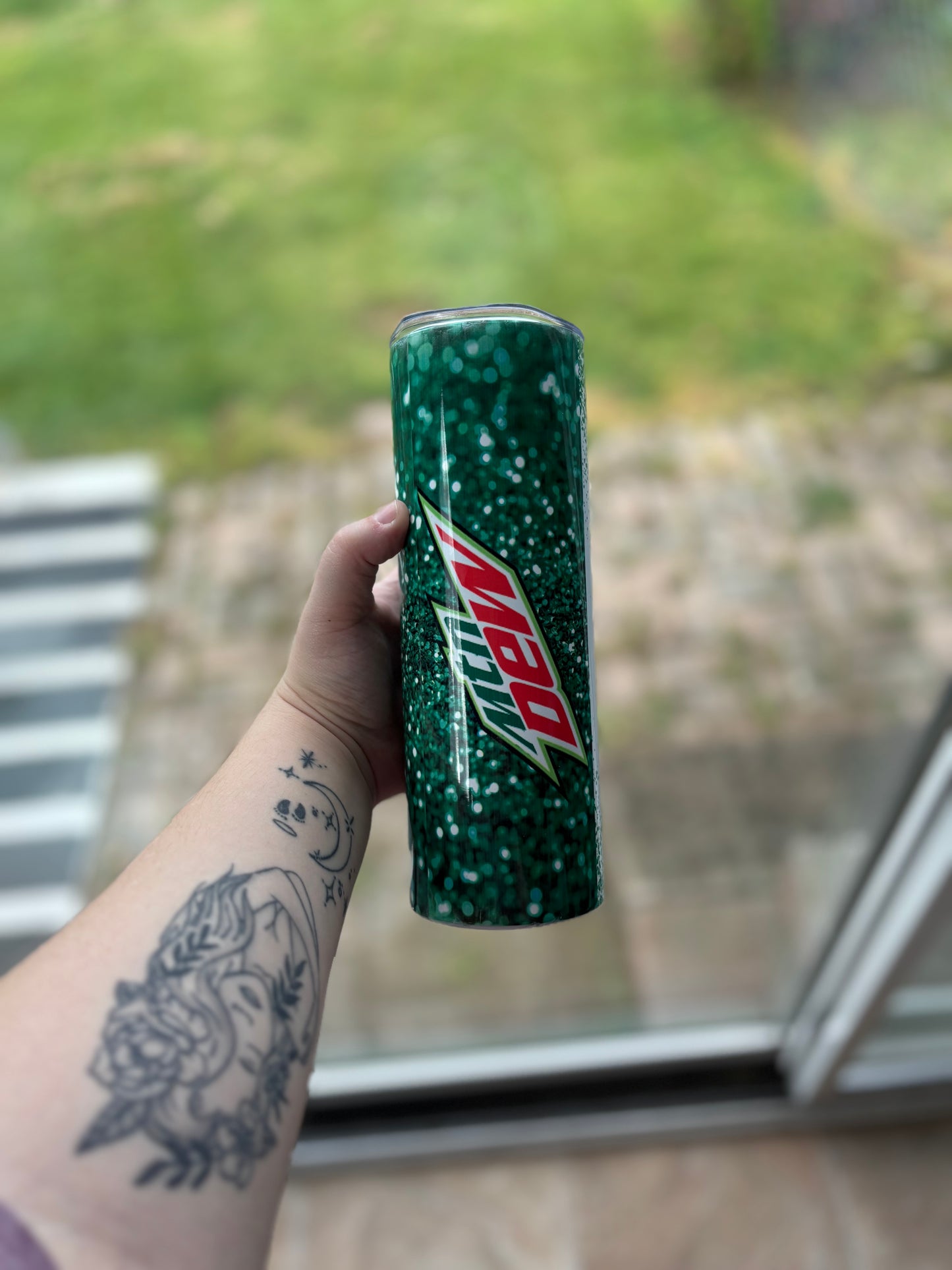 This Girl Runs on Mtn Dew Tumbler
