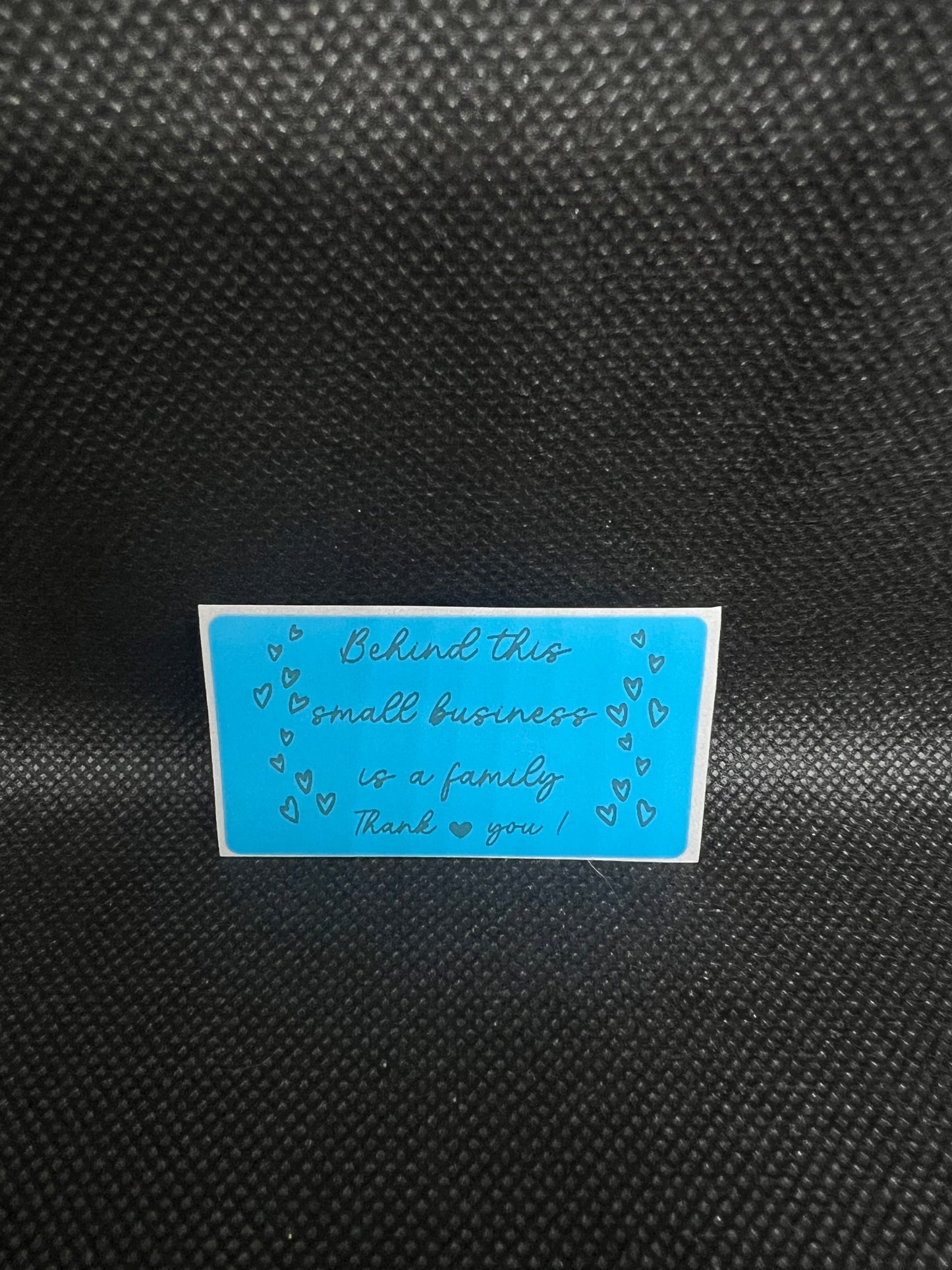 Small Business Thermal Sticker