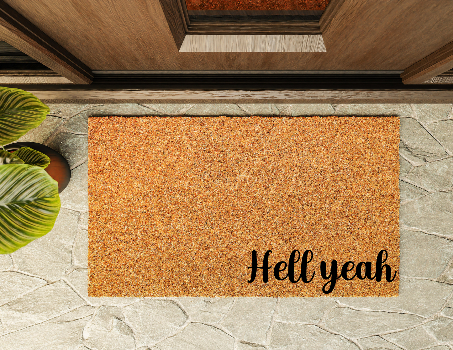 Hell Yeah Door Mat
