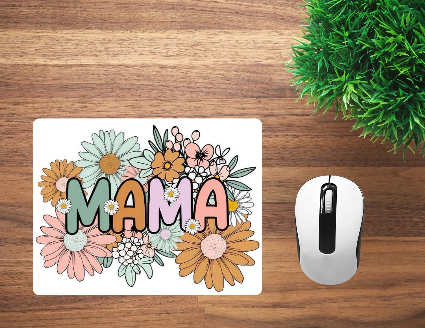 Flower Mama Mouse Pad