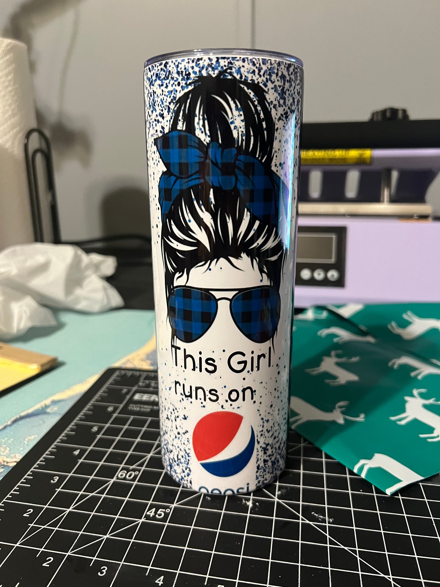 This Girl Runs on Pepsi Tumbler
