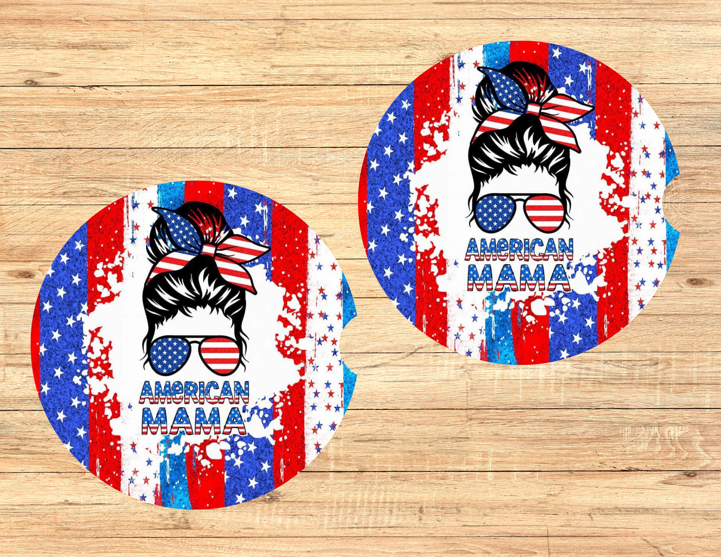 American Mama Car Coasters