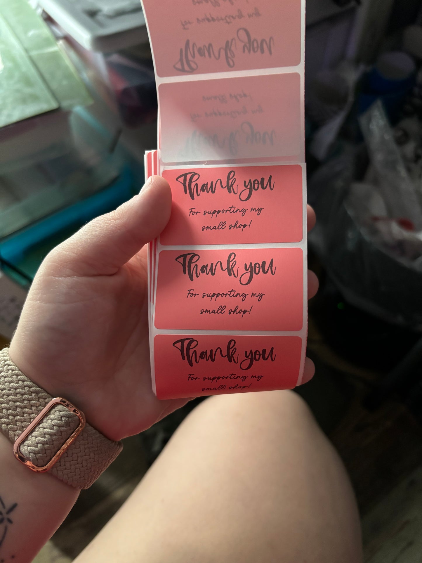 Thank You Thermal Sticker