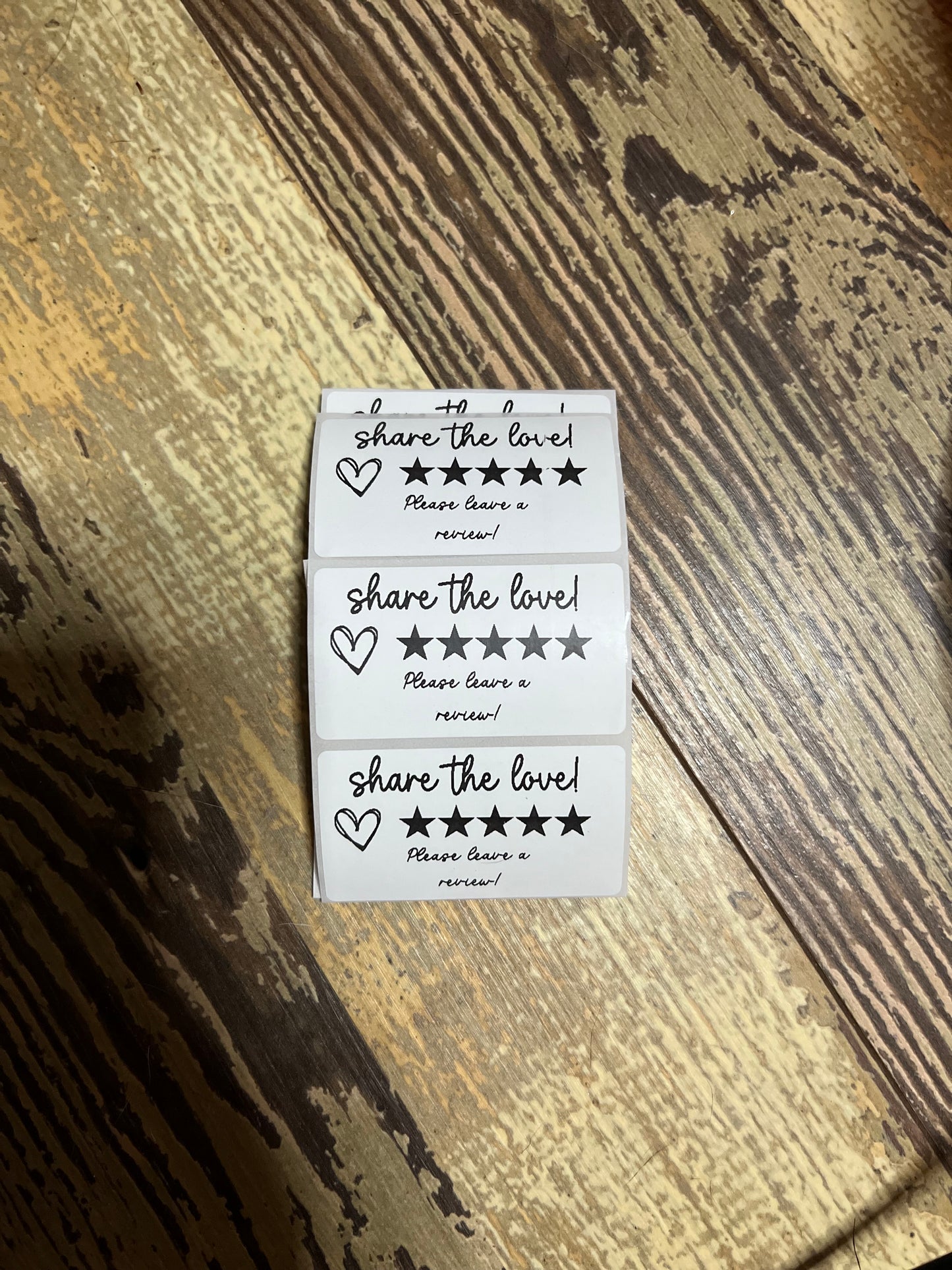 Share The Love Thermal Sticker