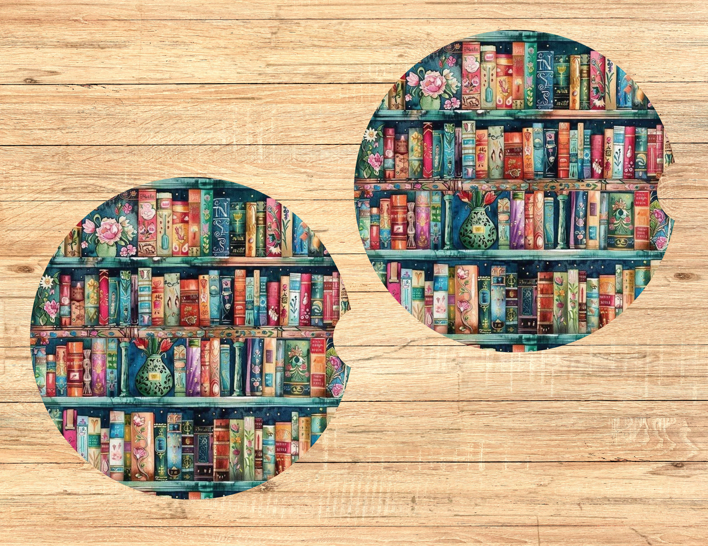 Books Car Coasters