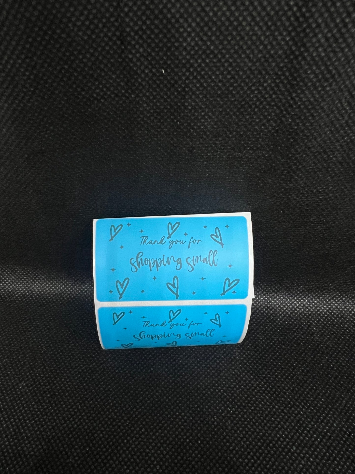 Thank You Hearts Thermal Sticker