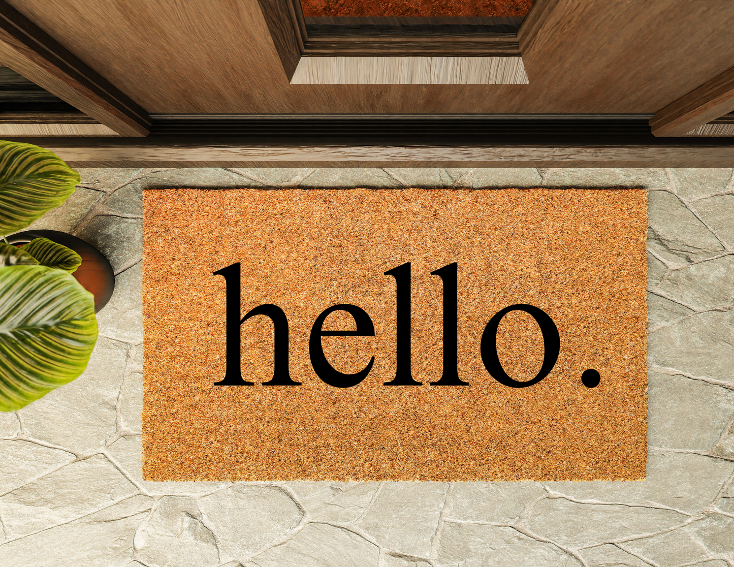 Hello Door Mat