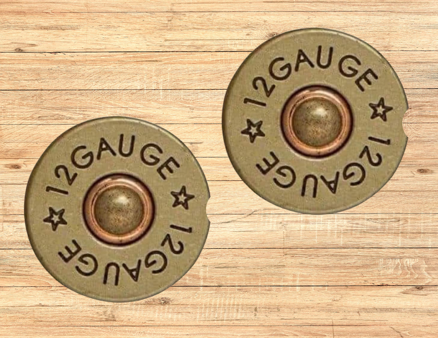 12 Gauge Car Coasters