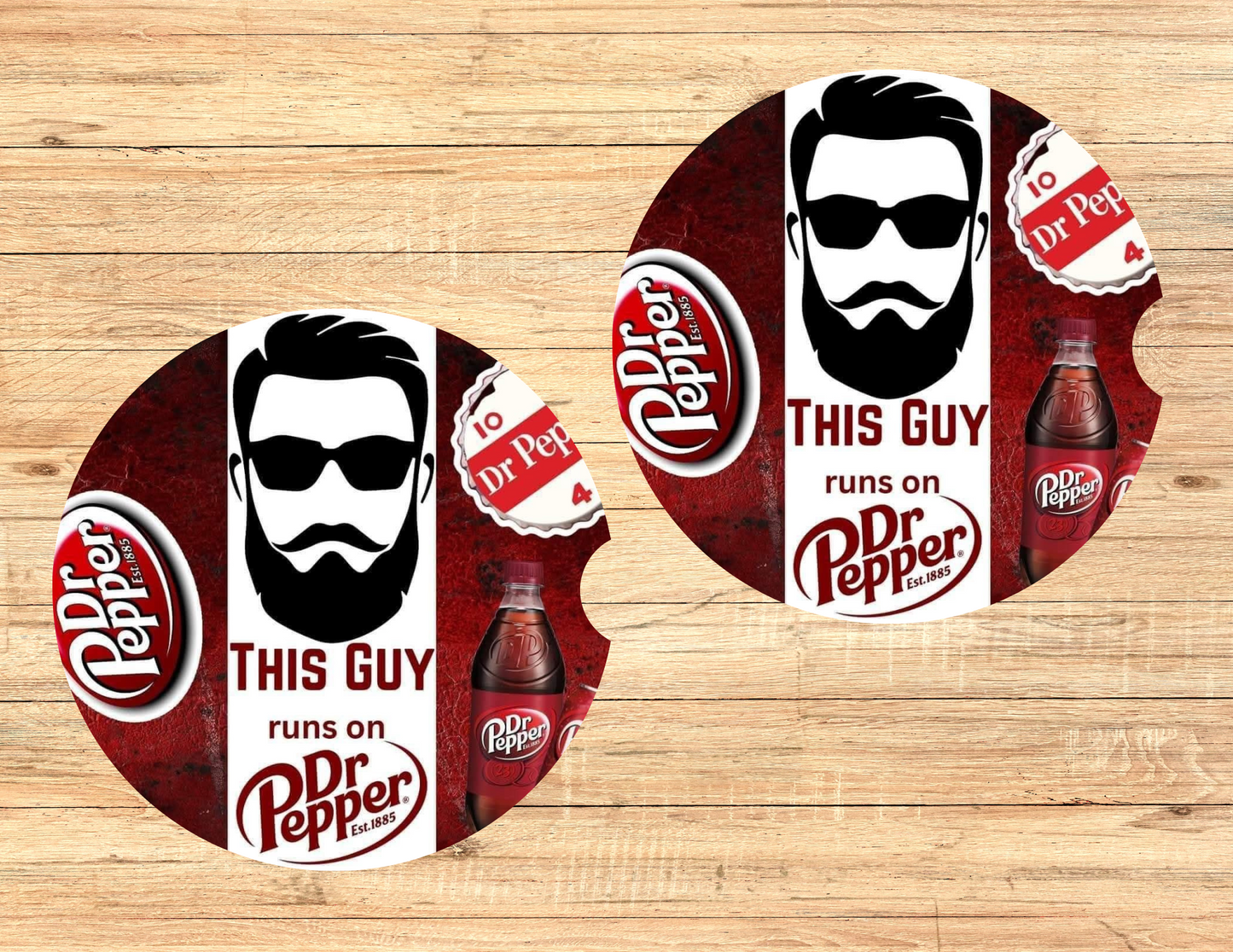 This Guy Drinks Dr. Pepper Car Coasters