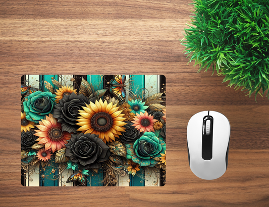 Vibrant Sunflowers Mouse Pad
