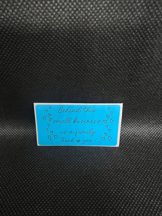Small Business Thermal Sticker