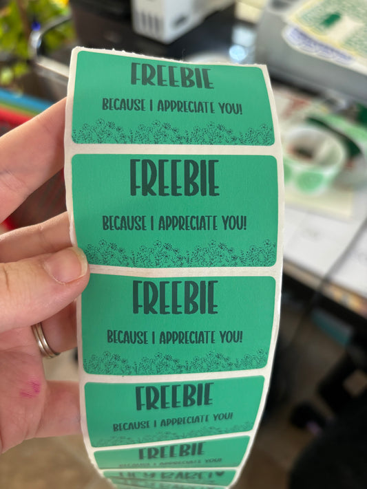 Freebie Flowers Thermal Sticker