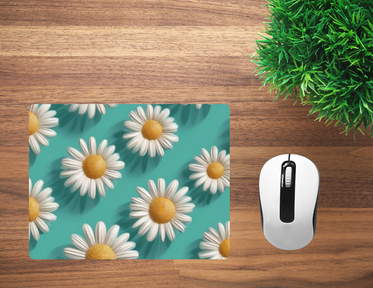 Blue Daisies Mouse Pad
