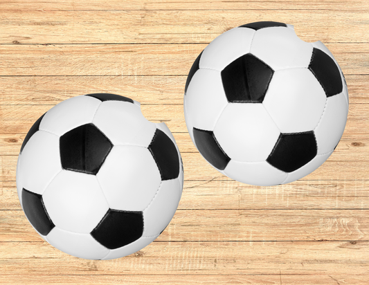 Soccer ball Car Coasters