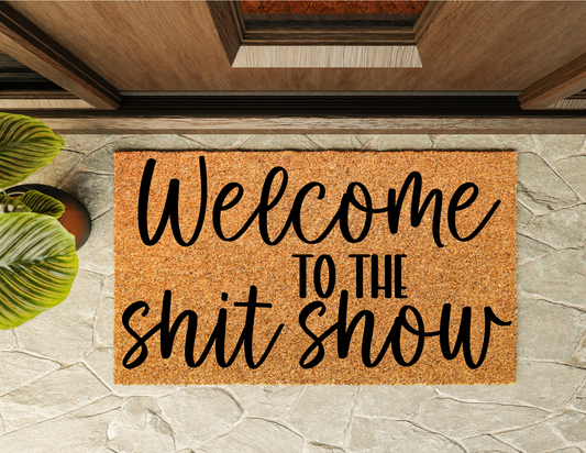 Shit Show Door Mat