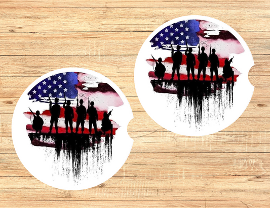 Military Car Coasters