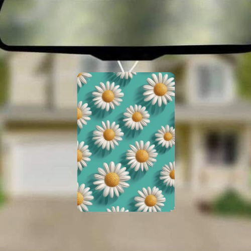 Blue Daisies Car Freshie