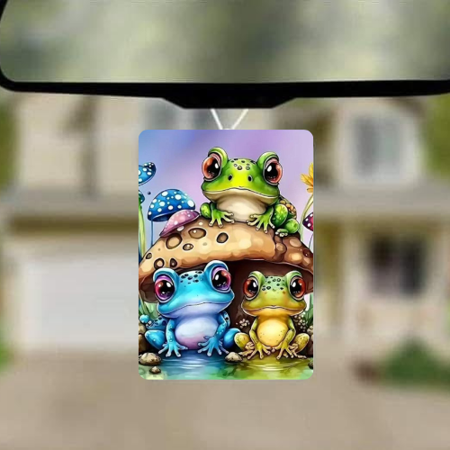 Three Frogs Car Freshie