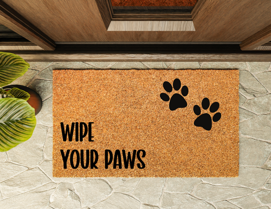 Wipe Your Paws Door Mat