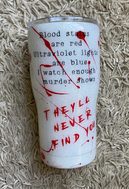 Blood Splatter Tumbler