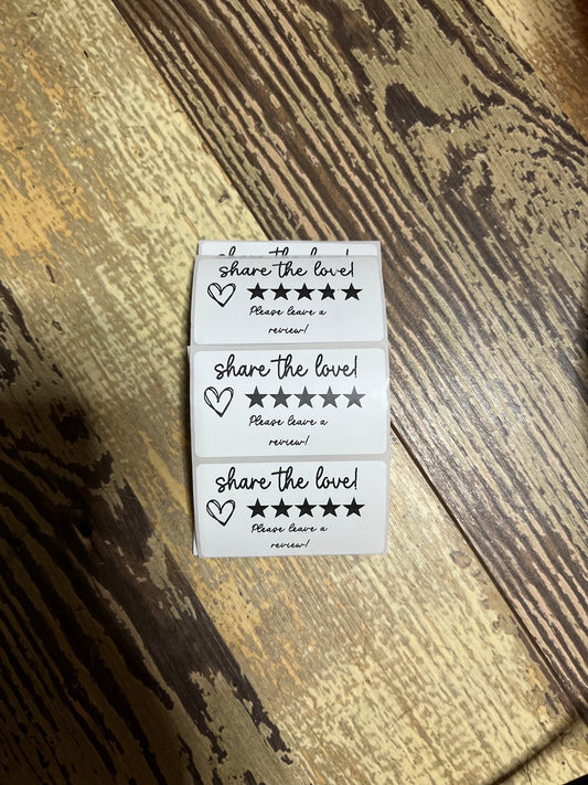 Share The Love Thermal Sticker