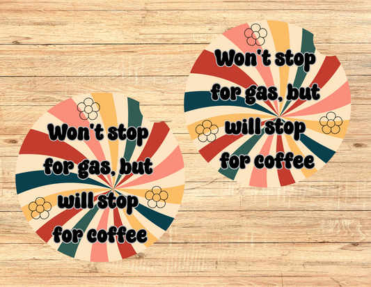 Iced Coffee Car Coasters