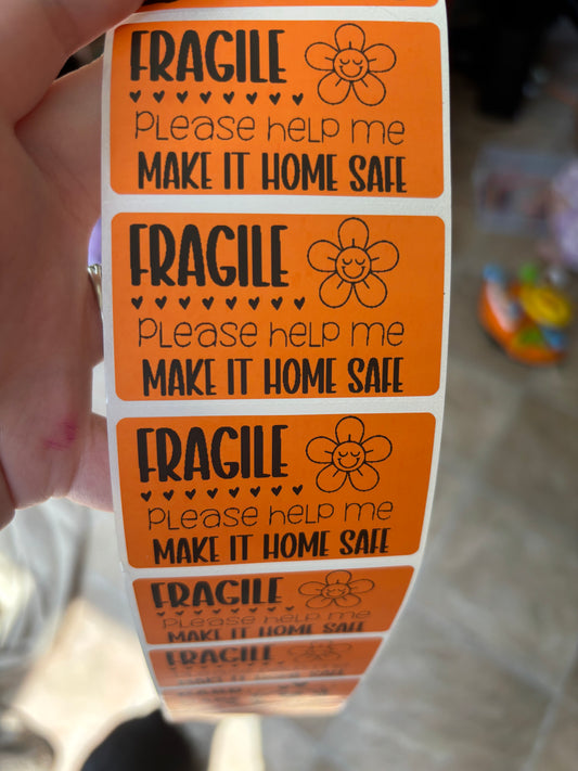 Fragile Flower Thermal Sticker