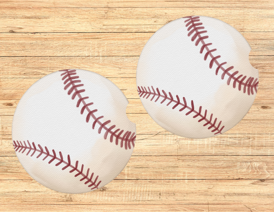 Baseball Car Coasters
