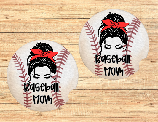 Baseball Mom Car Coasters