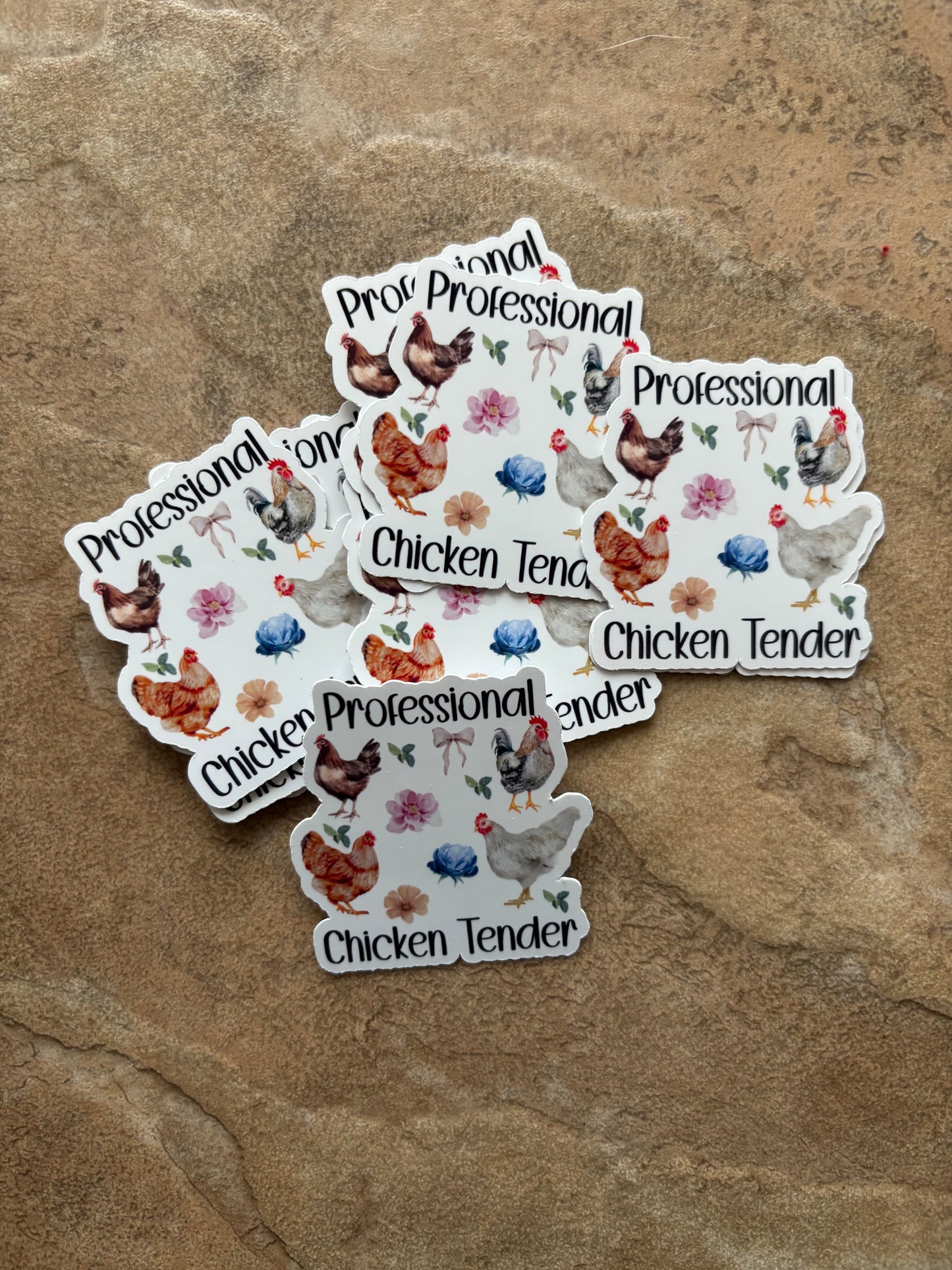 Professional Chicken Tender Waterproof Sticker