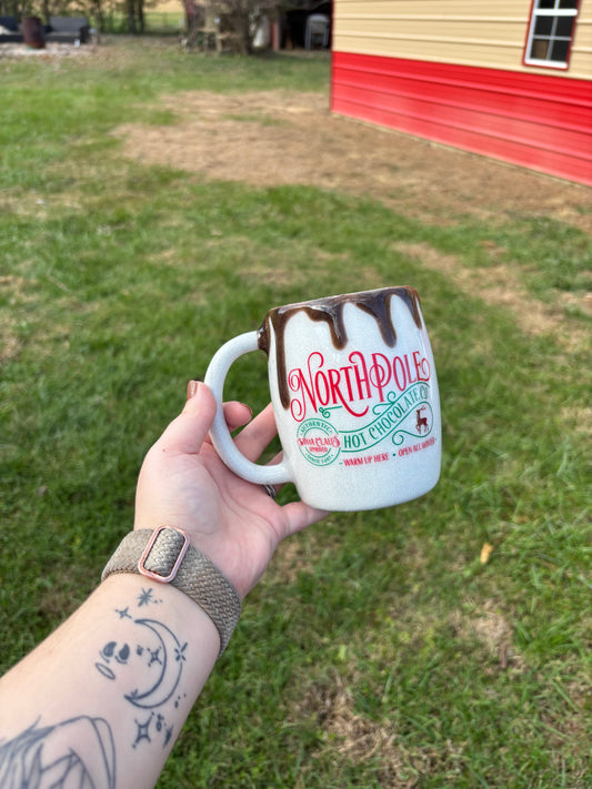 North Pole Hot Chocolate Drip Mug